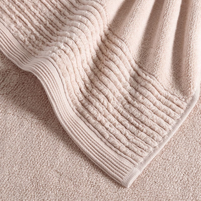 Vera Wang Sculpted Pleat Solid Cotton Multi Size Towel Set