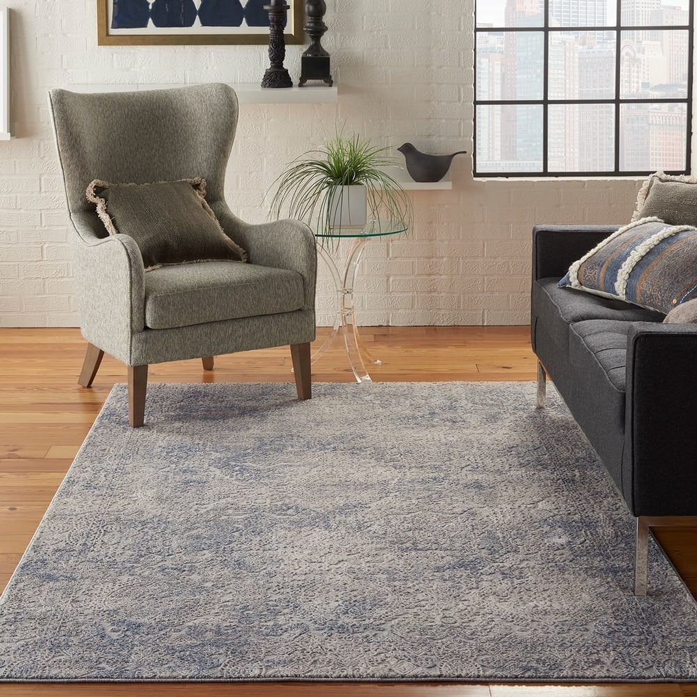 Nourison Rustic Textures Contemporary Abstract Area Rug