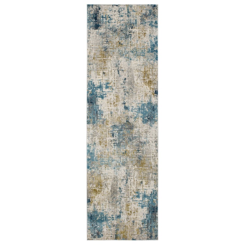 Karastan Tryst Marseille Area Rug - 2' 6" x 8' - Blue - Runner