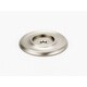 preview thumbnail 6 of 10, Alno Traditional 1-3/4 Inch Diameter Cabinet Knob Backplate with Satin Nickel