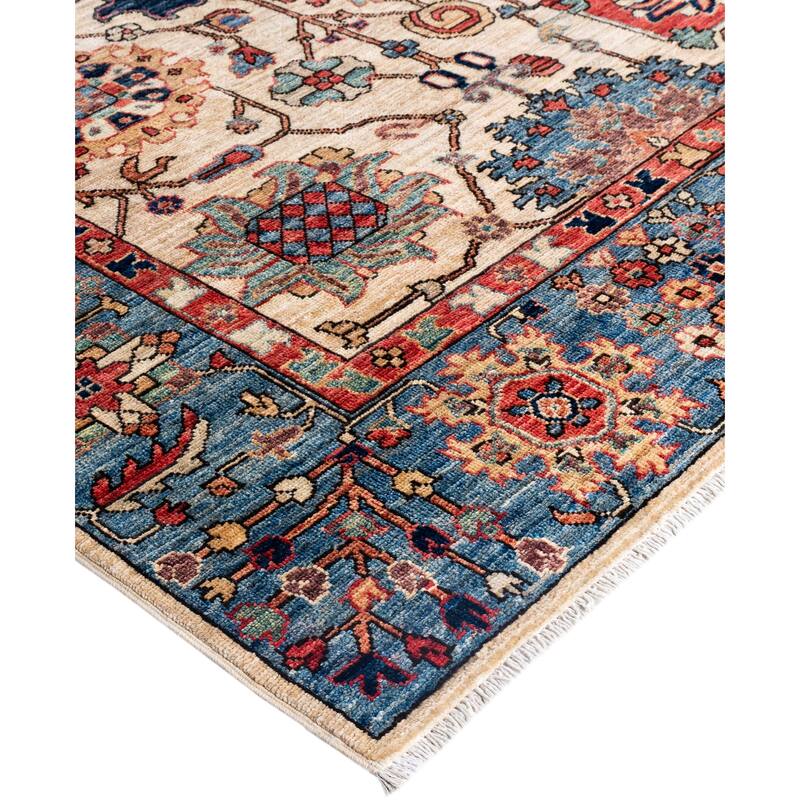 Serapi One-of-a-Kind Hand-Knotted Area Rug - Ivory - 8' 1" x 9' 11"