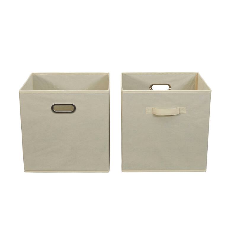 Household Essentials Fabric Storage Bins, Set of 2