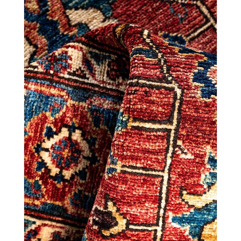 Serapi One-of-a-Kind Hand-Knotted Runner Rug - Red, 2' 9" x 9' 10" - 2' 9" x 9' 10"
