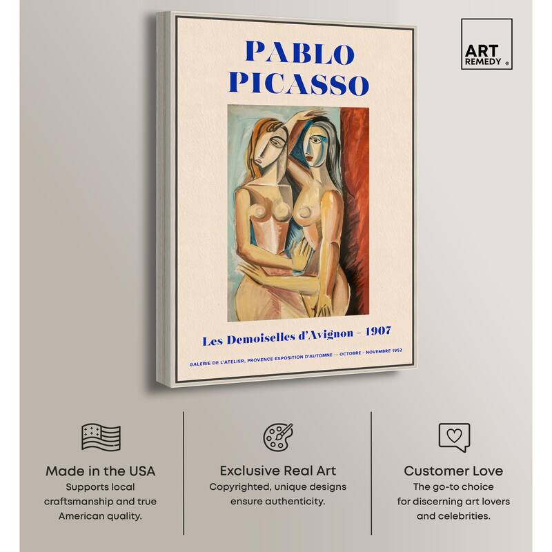 Picasso's Avignon Canvas by Art Remedy