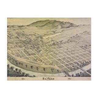 Beirut Lebanon El Paso TX Maps Vintage Art Print/Poster - Bed Bath