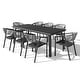 preview thumbnail 15 of 28, 9/11/13-Piece Patio Dining Set Outdoor All-Weather Aluminum Dining Table and Woven Twist Wicker Stackable Chairs