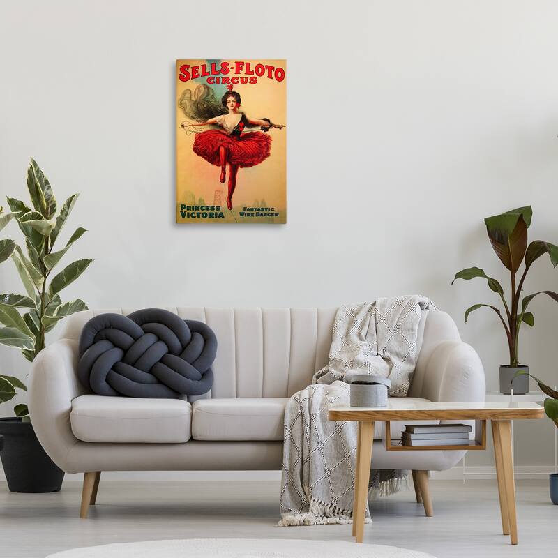 Stupell Great Bullfight Antique Advertisement Canvas Wall Art Design By Marcus Jules