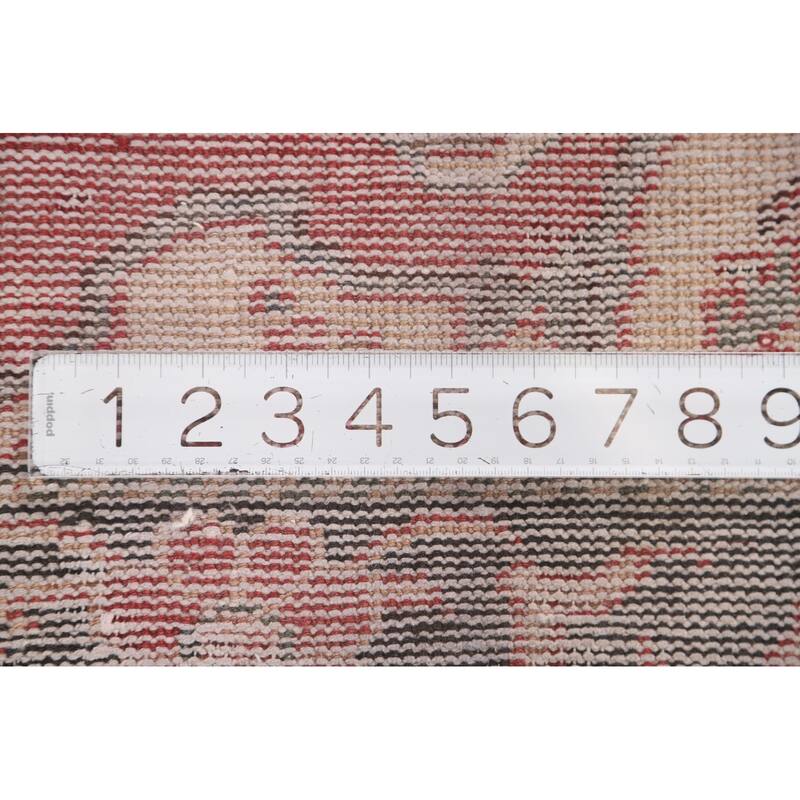 Hand Knotted Oriental 100% Wool Carpet Traditional Medallion Oranges & Rust Tabriz Area Rug - 4' 10'' X 3' 4''