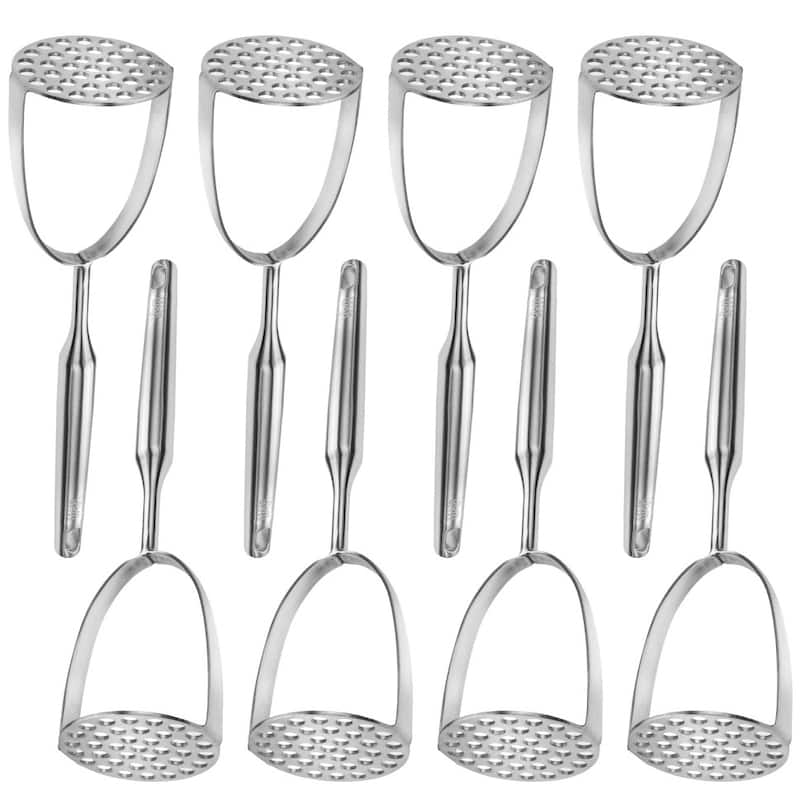 YBM Home Potato Masher and Vegetable Mashing Utensil Tool, 2411 - Set of 8