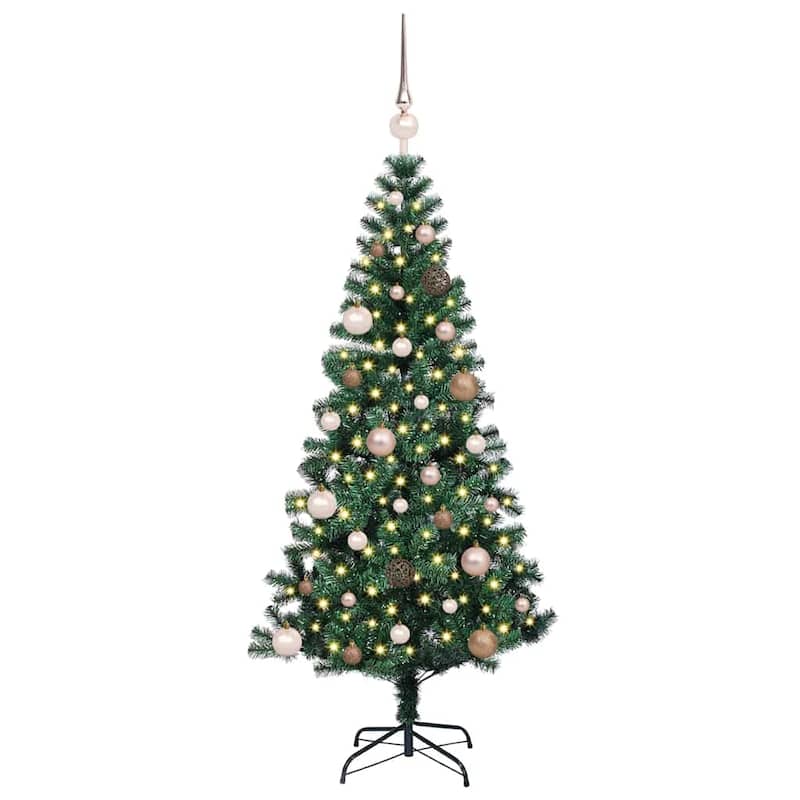 vidaXL Christmas Tree with Decorative String Lights