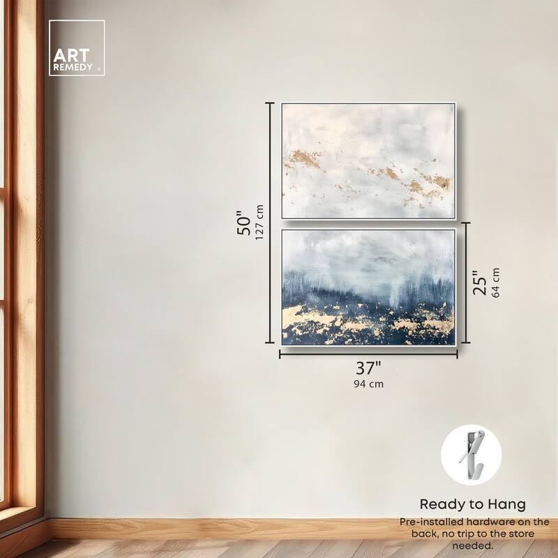 Inner Cosmos II Canvas Set of 2 by Art Remedy