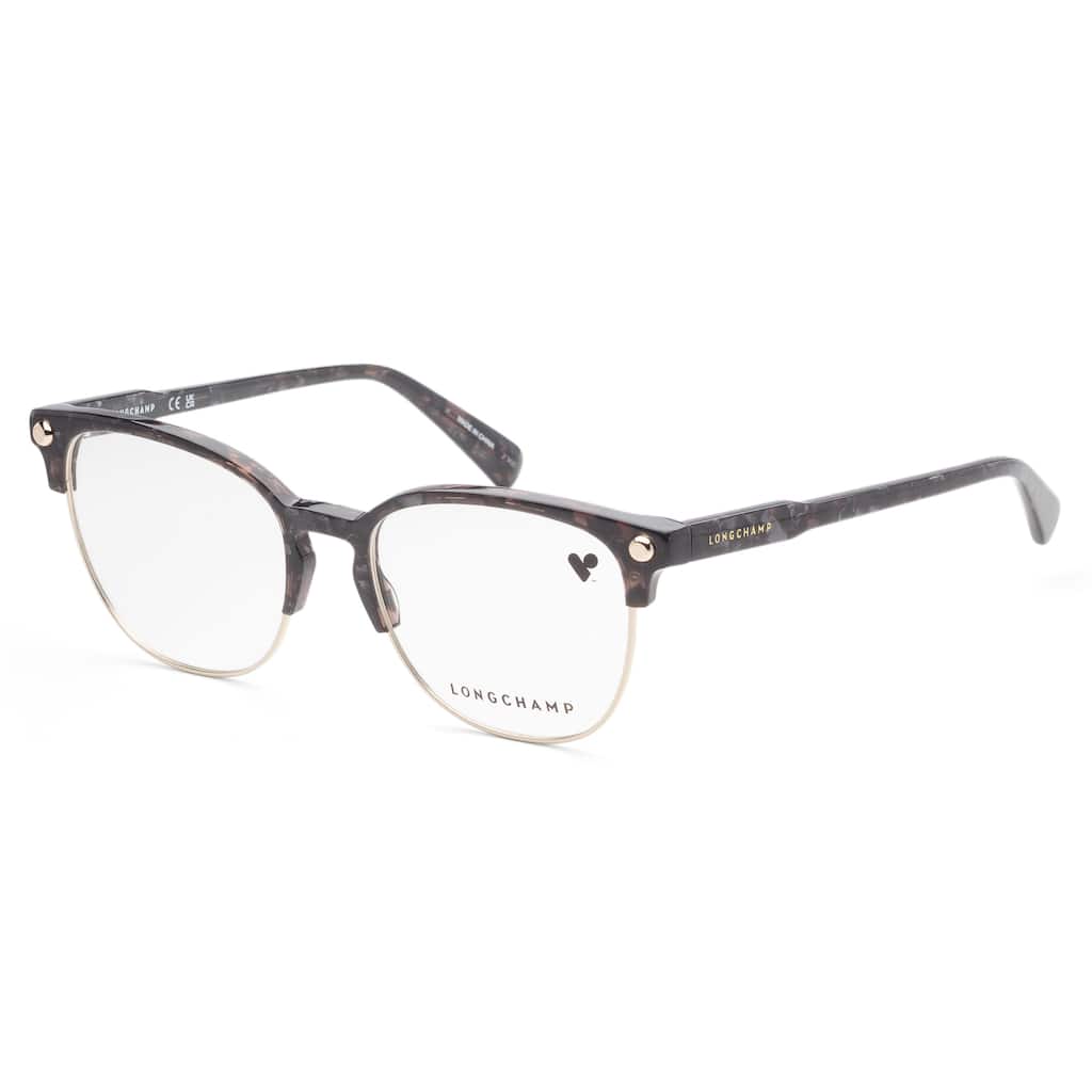 Longchamp Women's 53mm Marble Grey Opticals