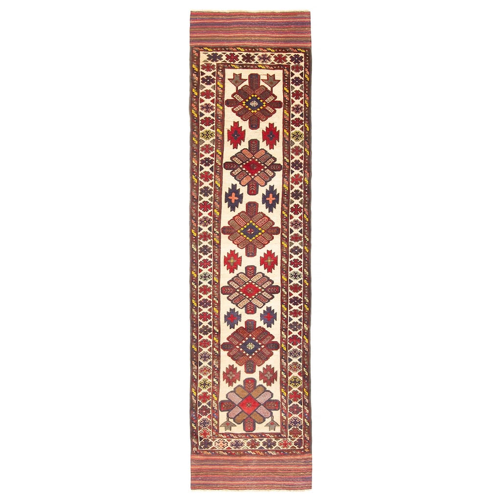 Teimani Beige Rug 2'11" x 11'7" - 2'11 x 11'7