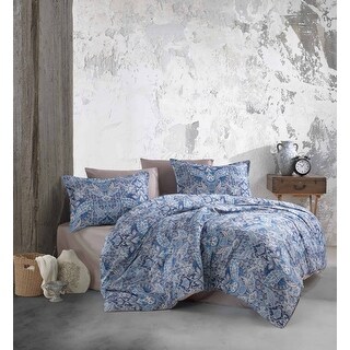 STP Goods Blue Gardens Cotton Bedding Set