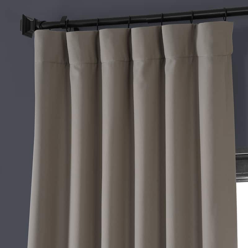 Exclusive Fabrics Performance Woven Blackout Curtain Pair (2 Panels)