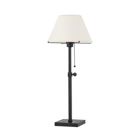 Leeds - 1 Light Table Lamp by Mark D. Sikes - Cream Shade