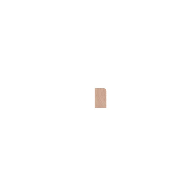 WM52: 7/16-in D x 3/4-in W x 96-in L Americraft Solid Hardwood Stain Grade Shoe Moulding