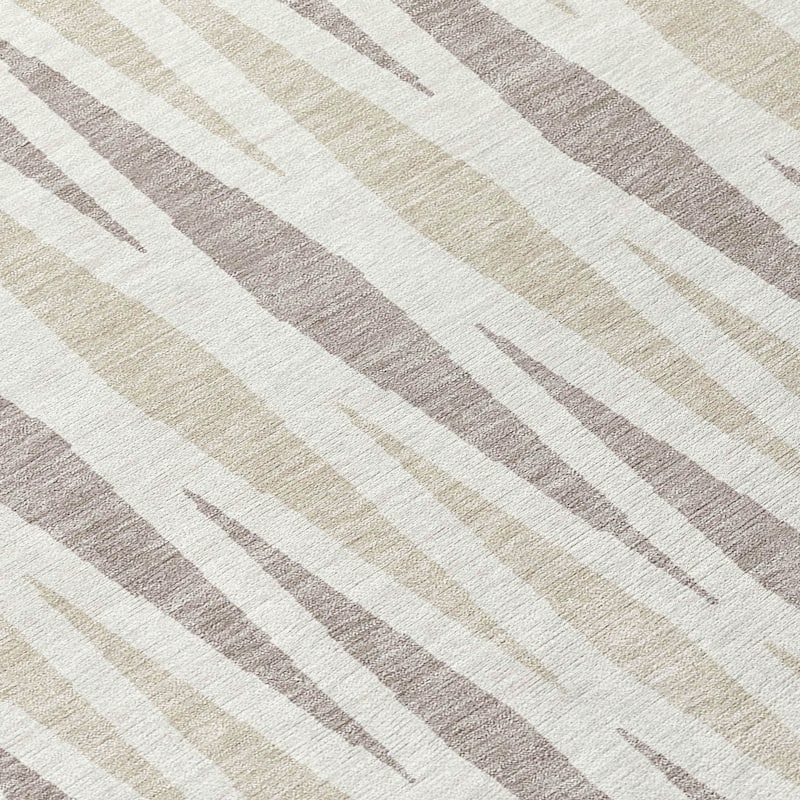 Machine Washable Indoor/ Outdoor Chantille Contemporary Mosaic Rug