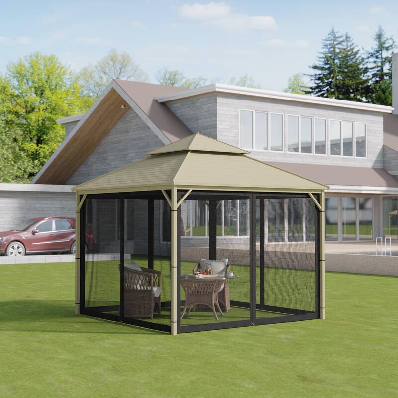Gazebo Universal Replacement Mosquito Netting with Zipper