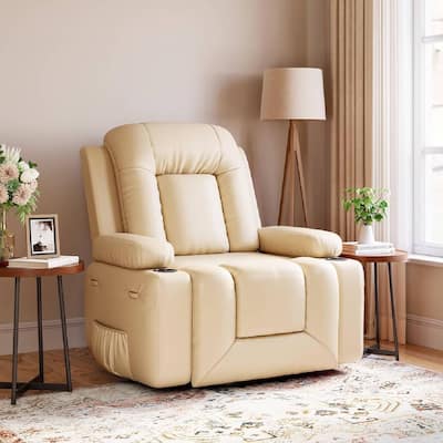 Oversized Power Lift Recliner Sofa Chair with Heat & Massage for Living Room, Bedroom