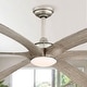 preview thumbnail 2 of 8, 72-inch Driftwood 6-Blade DC Motor Ceiling Fan with Light and Remote