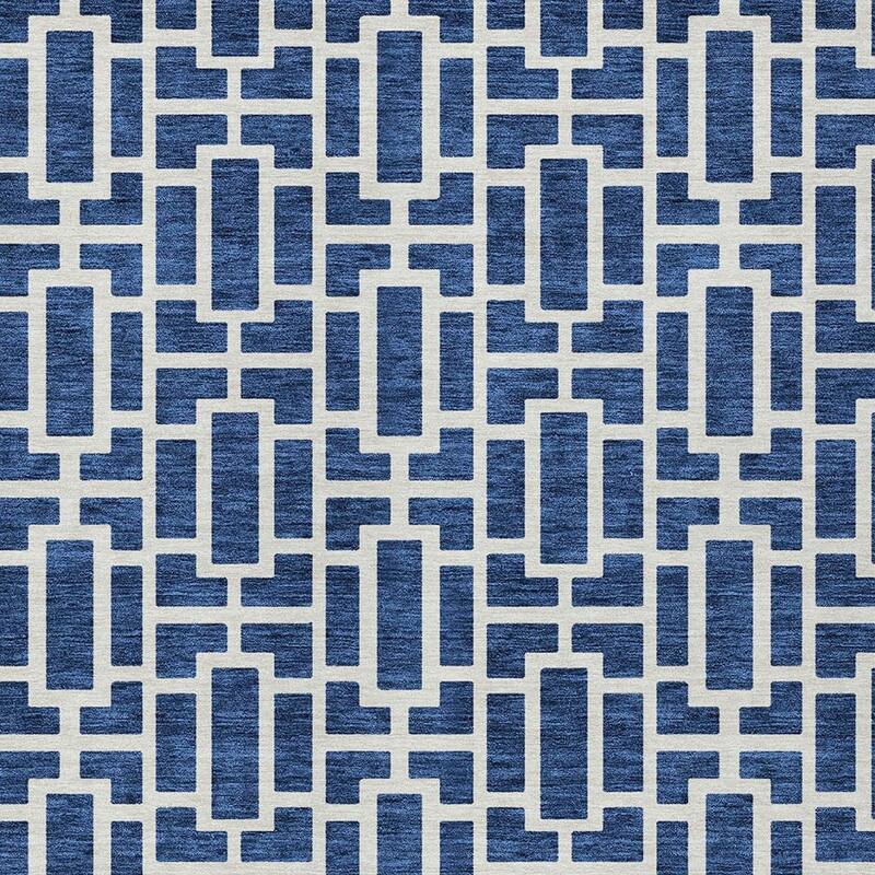 HomeRoots Geometric Transitional Rectangle Outdoor Rug