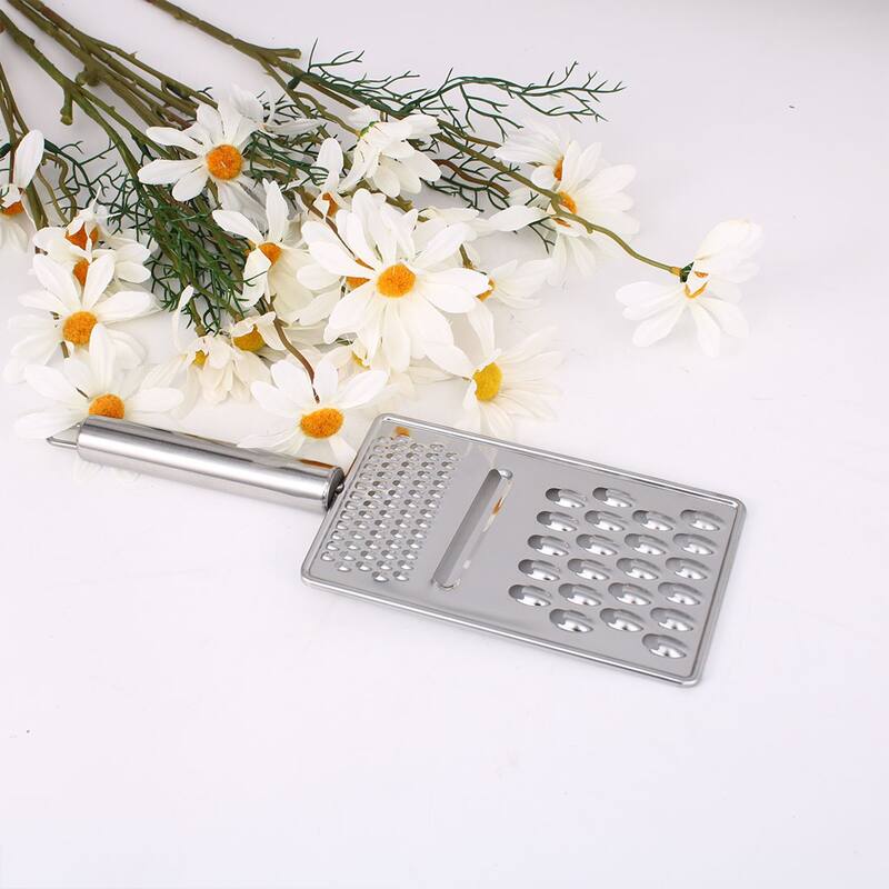 Stainless Steel Cheese Grater Multifunction Vegetable Grater - Silver - 10.2" x 3.3" x 0.8"(L*W*H)
