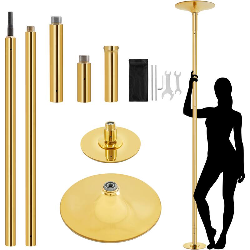 Yaheetech 45mm Spinning Static Dancing Pole with Adjustable Height