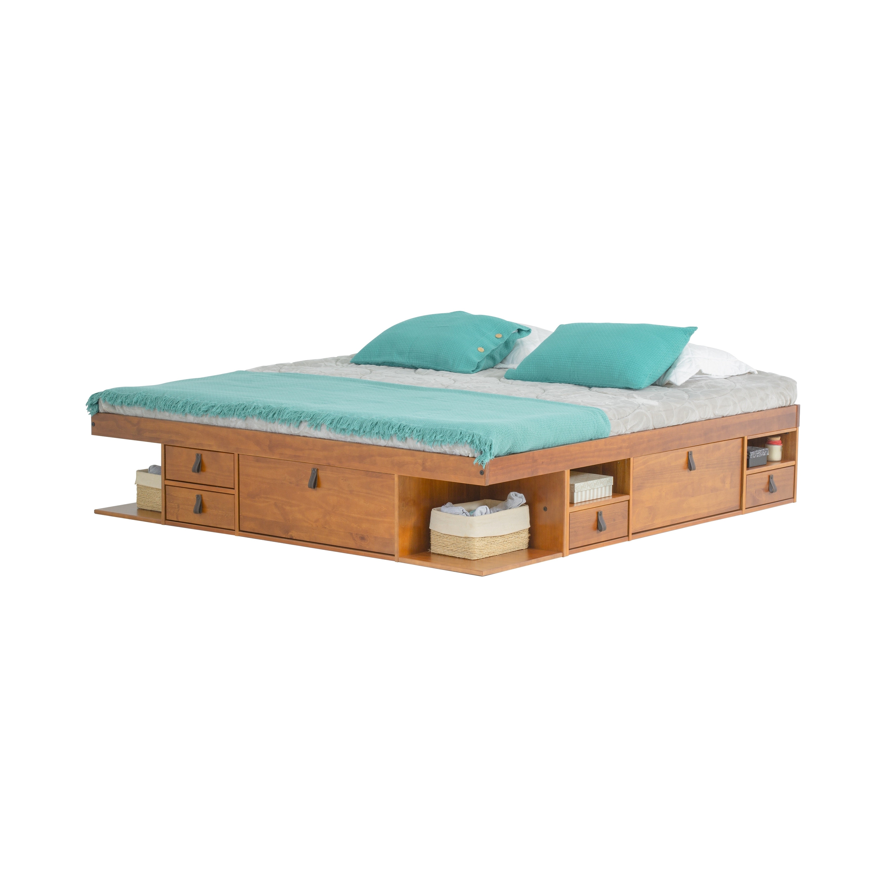 Copper grove rivne storage on sale platform bed with drawers