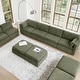 preview thumbnail 17 of 179, Mia Oversized Modular Sectional Fabric Sofa