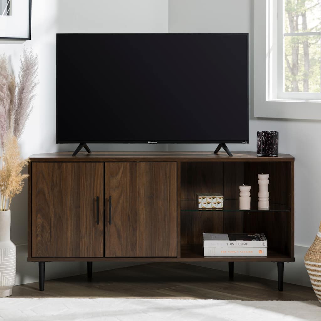Walker Edison Esbo 48-inch Corner TV Stand