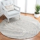 preview thumbnail 34 of 49, SAFAVIEH Handmade Southampton Catena Abstract Wool Rug 10' Round - Beige/Light Blue