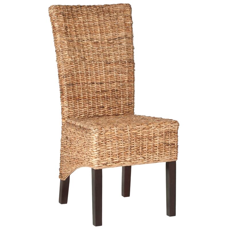 SAFAVIEH Georgetta Dining Natural Dining Chair (Set of 2) - 18.1" x 23.2" x 40.6" - 18Wx23Dx41H