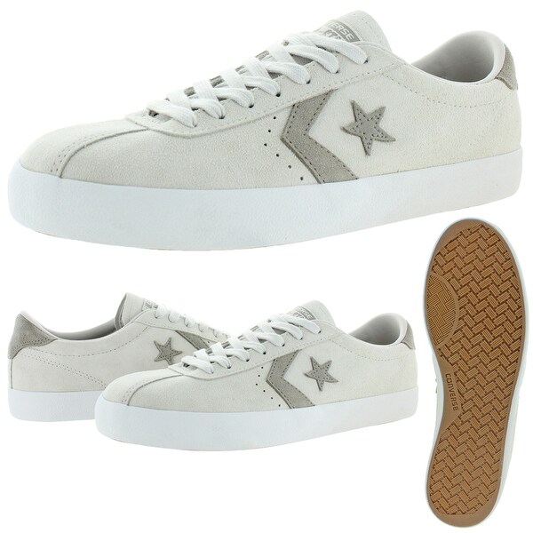 converse mens white trainers