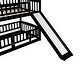 preview thumbnail 13 of 34, Twin Over Twin Wooden Bunk Bed,Low Bunk Bed with Built-In Ladders and Slides