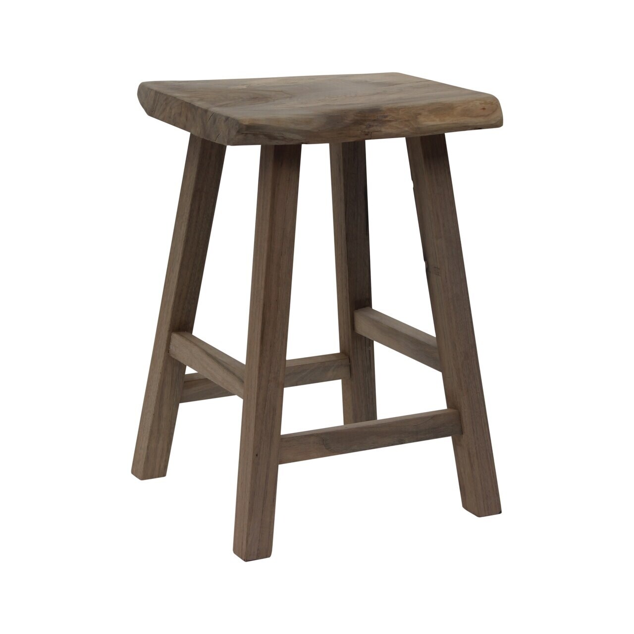 Artissance Live Edge Reclaimed Solid Walnut Wood Stool 20 Inch Tall Natural Wood Color Size May Vary 9 6 x 12 11 Bed Bath Beyond 32571167
