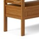 preview thumbnail 24 of 32, WYNDENHALL Raleigh SOLID WOOD 49 inch Wide Contemporary Entryway Storage Bench - 49 W x 18 D x 27 H