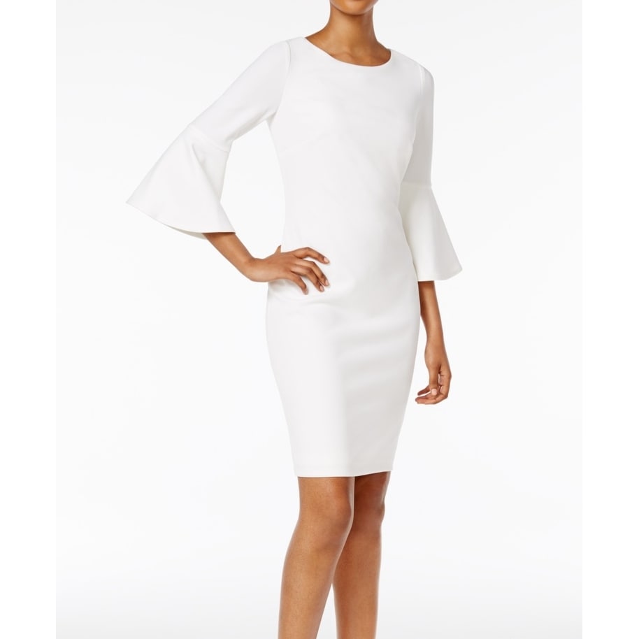 calvin klein white dresses