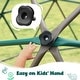 preview thumbnail 5 of 6, 10 ft Climbing Dome Swing Set with Saucer Swing, Jungle Gym for Kids Outdoor Playset for Ages 3-12 - 10ftx10ft