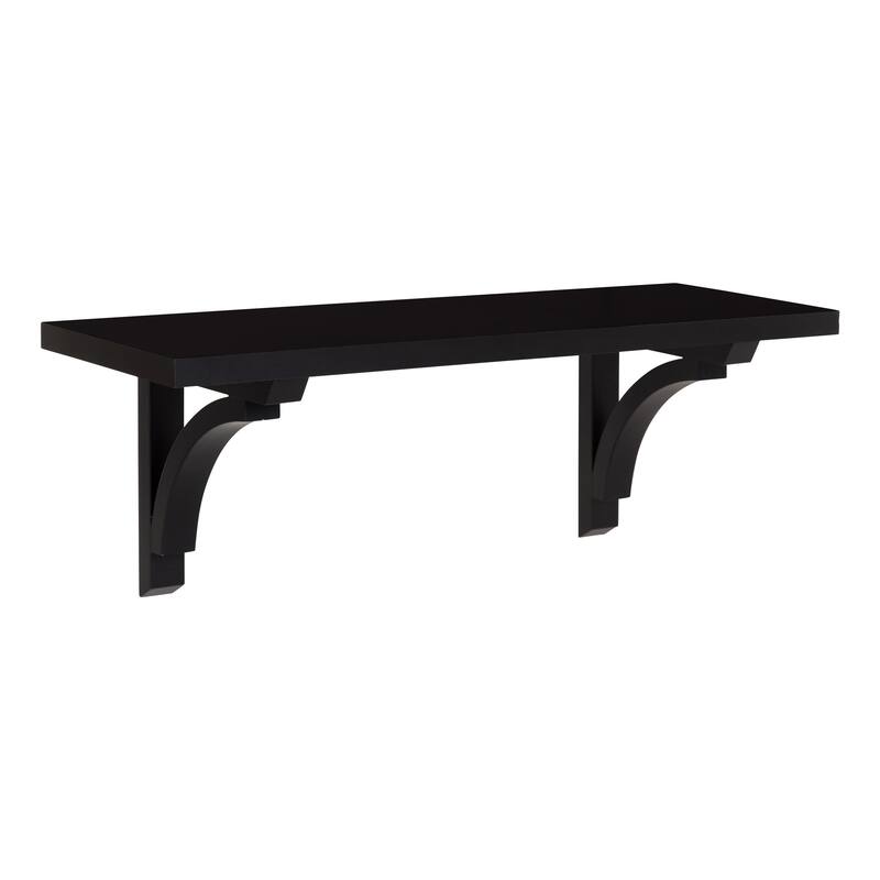 Kate and Laurel Corblynd Traditional Wood Wall Shelf