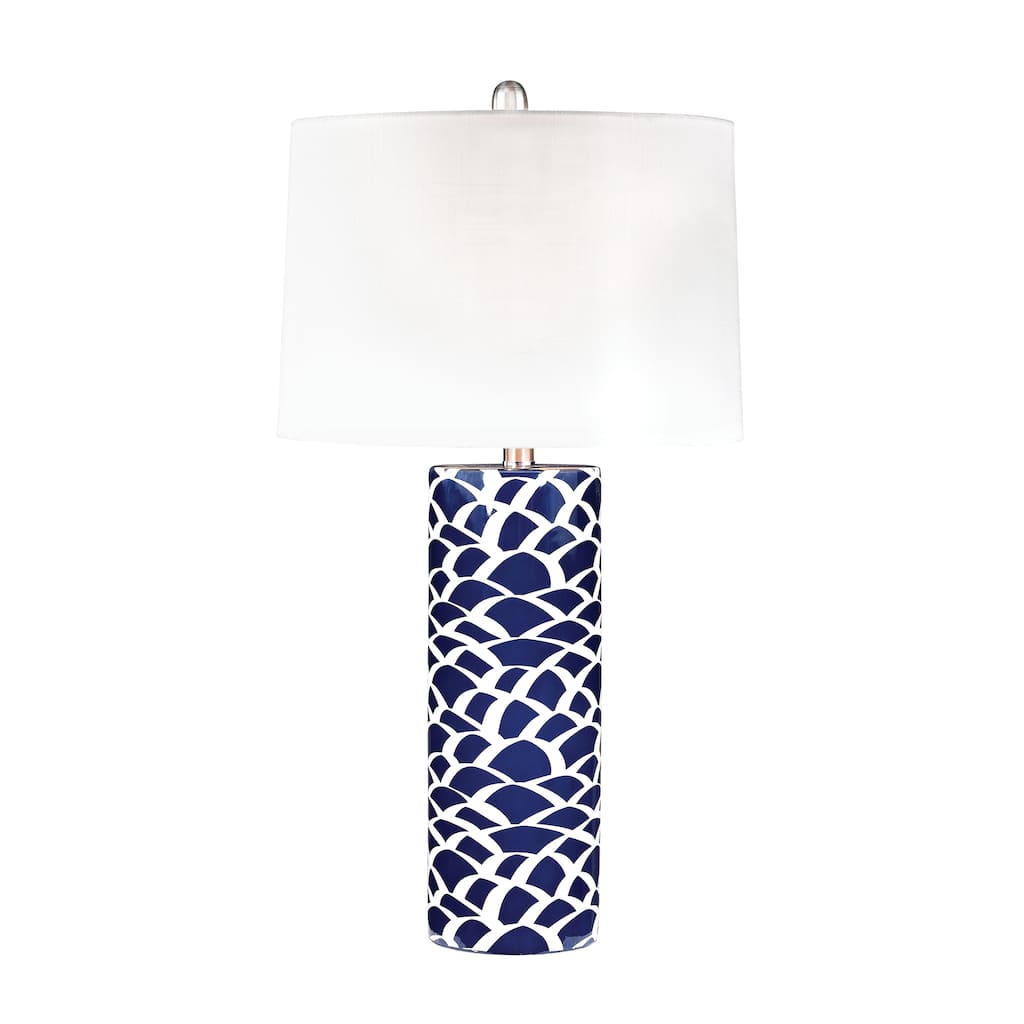 Atlas Lighting Scale Sketch 28'' High 1-Light Table Lamp - Navy - 28 inch High