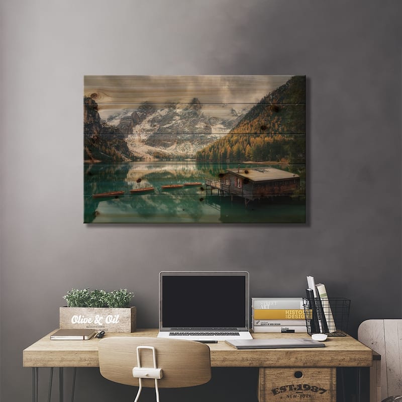 You Better Breathe While ThereaS Still Time Print On Wood by Thomasdefranzoni - Multi-Color