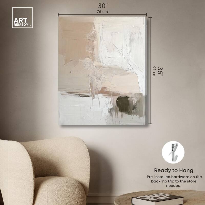 Gentle Strokes of Nature I Canvas by Art Remedy, Gallery Wrapped