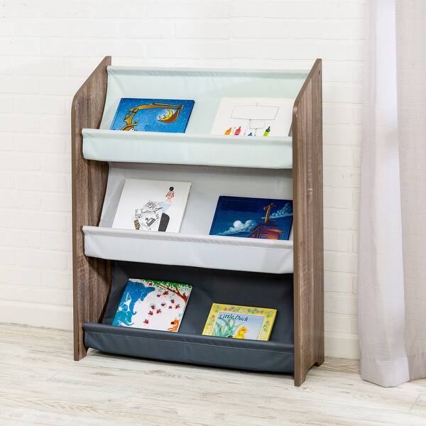 HoneyCanDo Rustic Brown Kids 3Tier Book Rack Bed Bath & Beyond