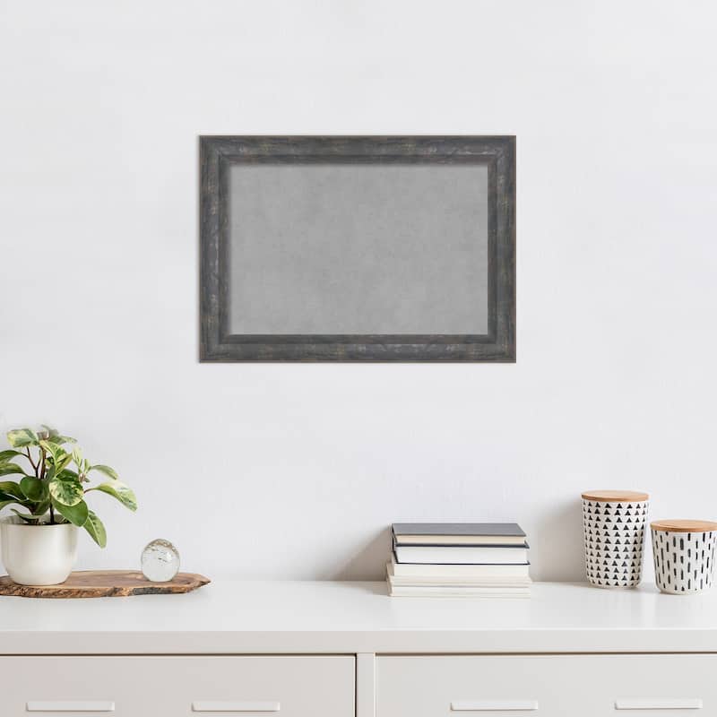 Amanti Art Angled Metallic Rainbow Framed Magnetic Board