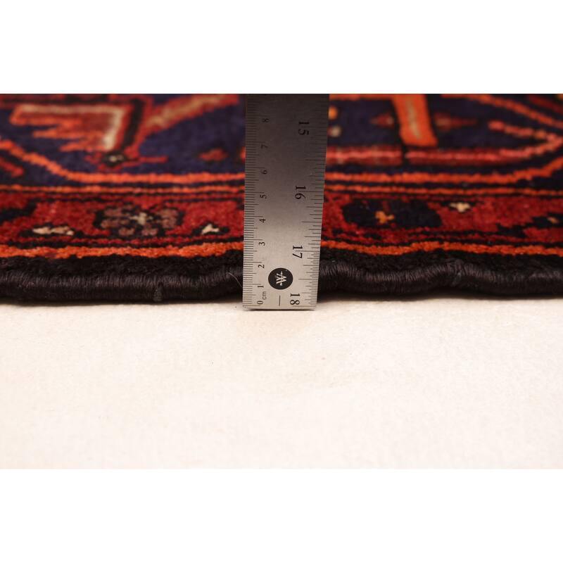 ECARPETGALLERY Hand-knotted Anadol Dark Red Wool Rug - 4'11 x 8'3