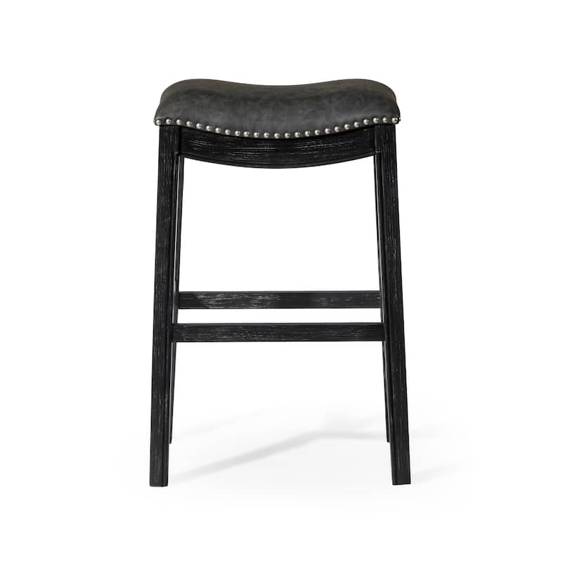 Maven Lane Adrien Saddle Kitchen Dining Stool