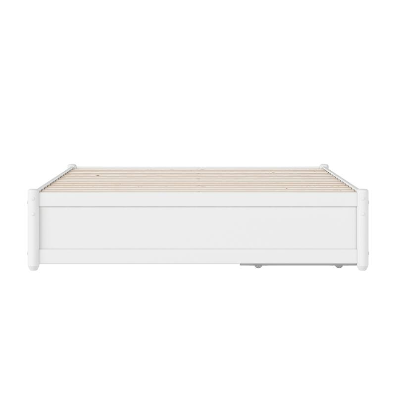 Barcelona Panel Platform Bed with Storage Drawers