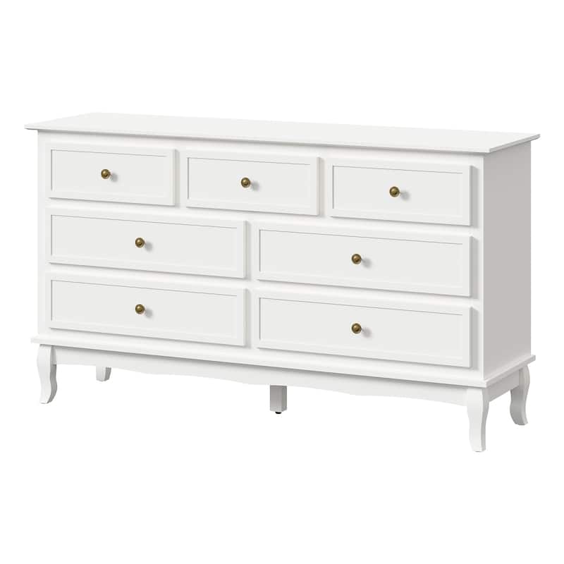 55'' Dresser with 7 Spacious Drawers