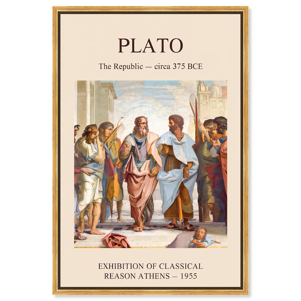 World of Plato's Republic Canvas by Art Remedy